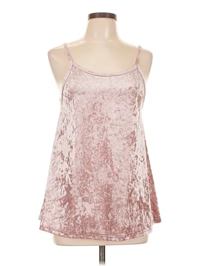 Pre-owned Allison Joy Tank Top Pink Halter Neckline Tops