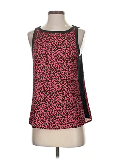 Pre-owned Allison Joy Tank Top Pink One Shoulder Neckline Tops