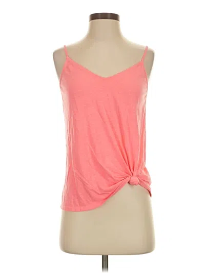 Pre-owned Allison Joy Tank Top Pink Strapless Neckline Tops
