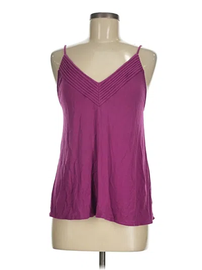 Pre-owned Allison Joy Tank Top Purple Strapless Neckline Tops