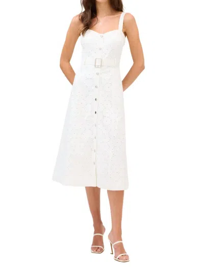 Allison Lilly Dress In White