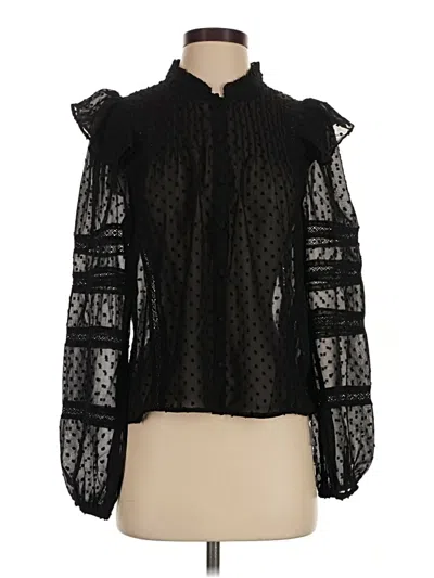 Allison Long Sleeve Blouse In Black