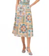 Allison Mabel Midi Skirt In Pattern In Multi