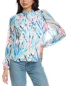 Allison Monica Blouse In Blue