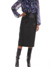 Allison New York Amelia Midi Skirt In Black In Black