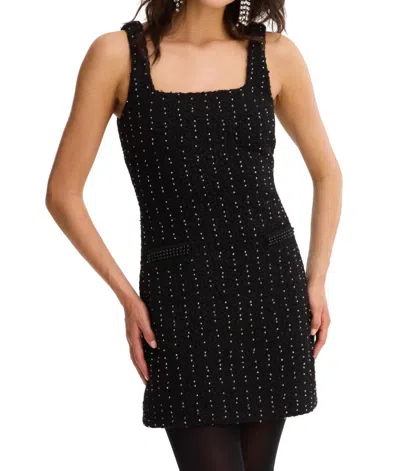 Allison New York Beaded Emery Dress In Black In Multi