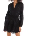 Allison New York Beaded Keaton Mini Skirt In Black In Black