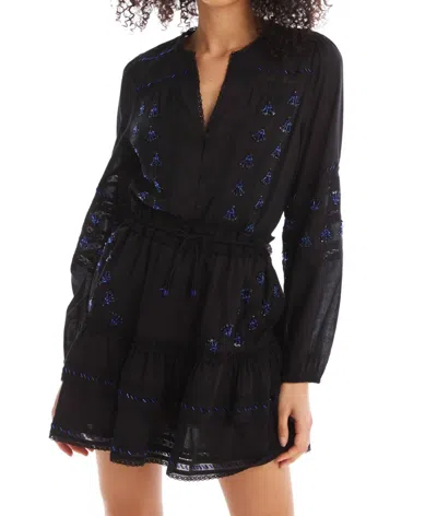 Allison New York Beaded Keaton Mini Skirt In Black