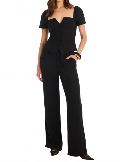 Allison New York Bernie Top In Black