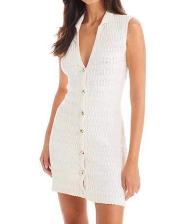 Allison New York Bodhi Knit Mini Dress In White