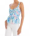 Allison New York Bowie Tank Top In Irises In Multi