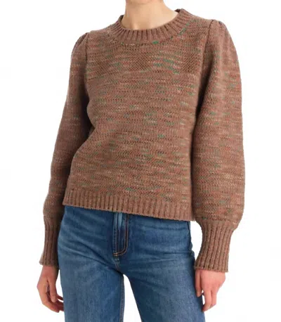 Allison New York Charlotte Sweater In Mocha In Brown