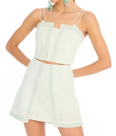 Allison New York Colette Tank In Mint In Gray