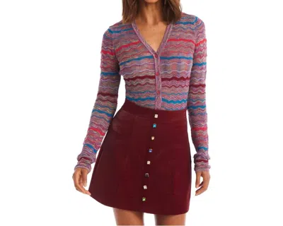 Allison New York Colleen Cardigan In Jewel Box In Multi