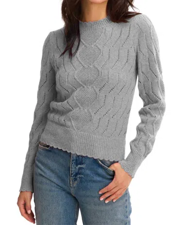 Allison New York Cora Sweater In Heather Grey In Gray