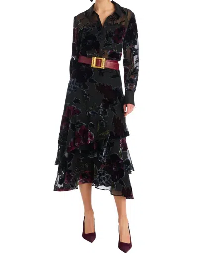 Allison New York Crawford Skirt In Black Floral