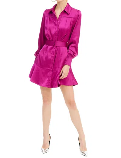 Allison New York Dylan Mini Dress In Berry In Pink