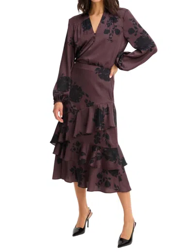 Allison New York Eden Blouse In Brown