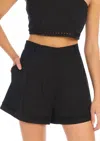 Allison New York Elise Shorts In Black In Black
