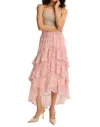 Allison New York Ella Midi Skirt In Blush Kaleidoscope In Pink