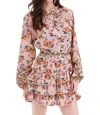 Allison New York Embroidered Brielle Blouse In Blush Floral