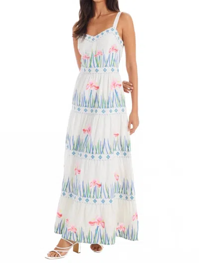 Allison New York Embroidered Lila Dress In Multi In White