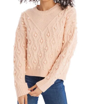 ALLISON NEW YORK ESME SWEATER IN BLUSH