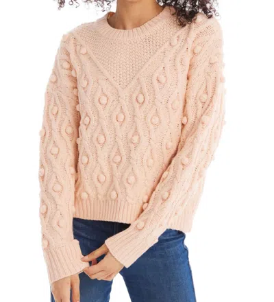 Allison New York Esme Sweater In Blush In Gold