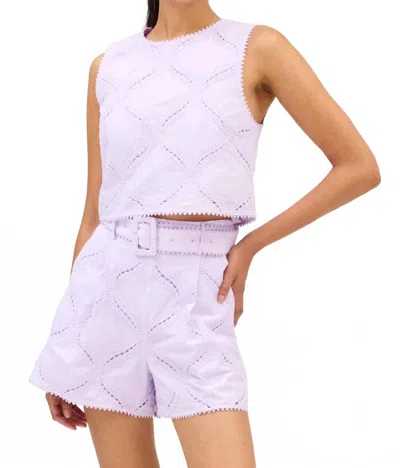 Allison New York Everly Tank Top In Orchid In Multi
