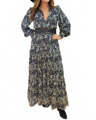 Allison New York Floral Maxi Dress In Black Floral