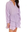Allison New York Maggie Mini Skirt In Lilac In Blue