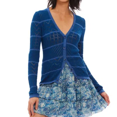 Allison New York Gloria Cardigan In Navy In Blue