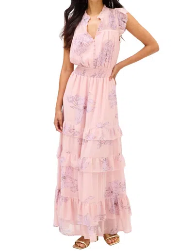 Allison New York Hazel Maxi Dress In Blush Floral In Pink