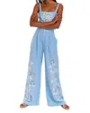 Allison New York Hutton Wide Leg Pants In Sky Blue In Blue