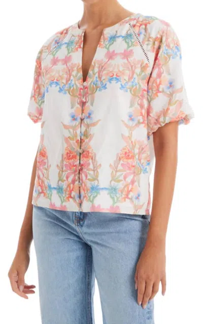 ALLISON NEW YORK JOSEPHINE TOP IN FLORAL