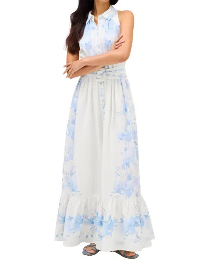 Allison New York Juniper Maxi Dress In Iris Watercolor In Multi