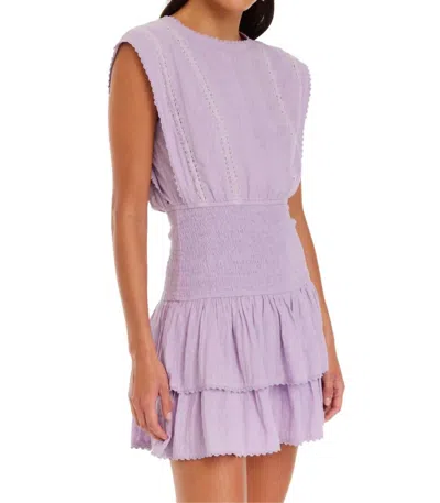 Allison New York Kenzie Mini Dress In Lilac In Blue
