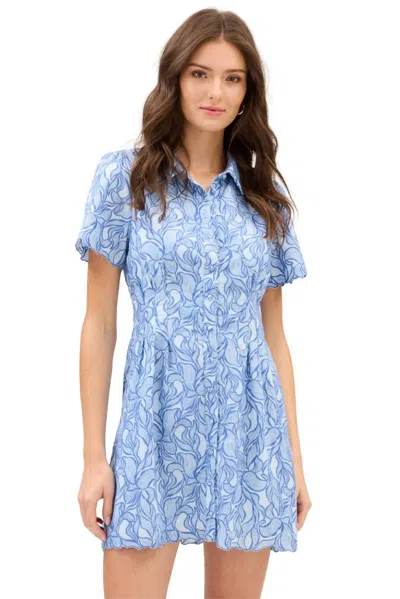 Allison New York Leah Dress In Blue