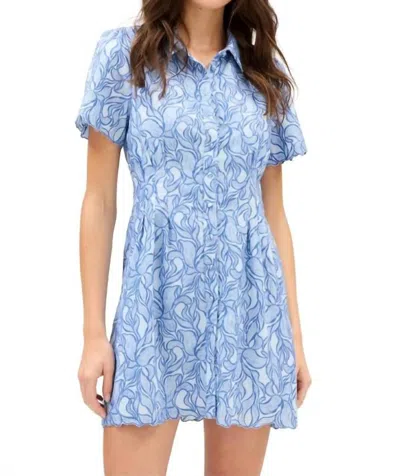 Allison New York Leah Mini Dress In Blue