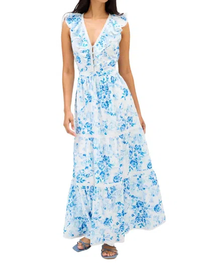 Allison New York Lottie Maxi Dress In Spring Florals In Multi