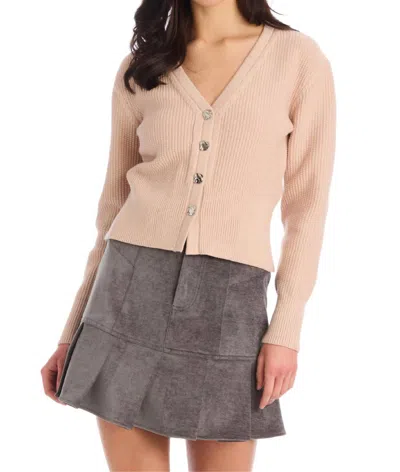 Allison New York Maddix Mini Skirt In Charcoal In Gray