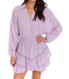 Allison New York Maggie Mini Skirt In Lilac In Blue