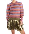 Allison New York Metallic Adele Sweater In Pink