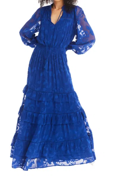 Allison New York Nora Maxi Dress In Cobalt Blue