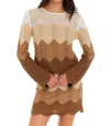Allison New York Parla Pullover Sweater In Taupe Ombré In Multi