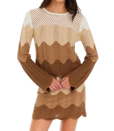 Allison New York Parla Pullover Sweater In Taupe Ombré In Multi