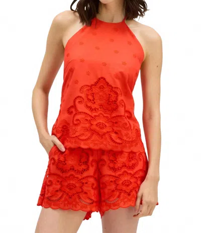 Allison New York Pauline Tank Top In Tomato Red