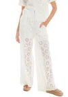 Allison New York Penelope Eyelet Pants In Ivory In White