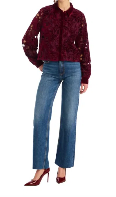 Allison New York Phoebe Shirt In Red