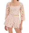 Allison New York Poppy Top In Blush In Pink
